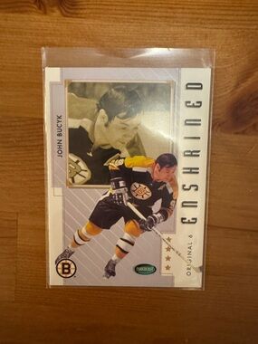 Parkhurst Boston Bruins John Bucyk Hockey Card - Black, Yellow, White